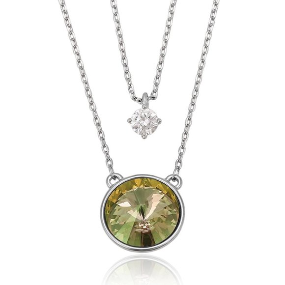 Jewelry - Double Layer Swarovski Round Necklace